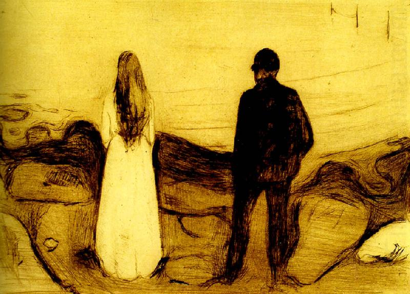 tva manniskor, Edvard Munch